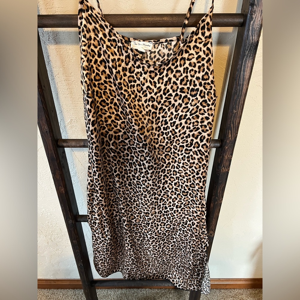 See You Monday Leopard Print Dress